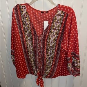 Bohemian style blouse
